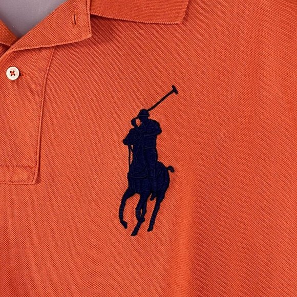 Polo Ralph Lauren Mens 2XLT Embroidered Big Pony Mesh Polo Shirt #3 Short Sleeve - Picture 8 of 14